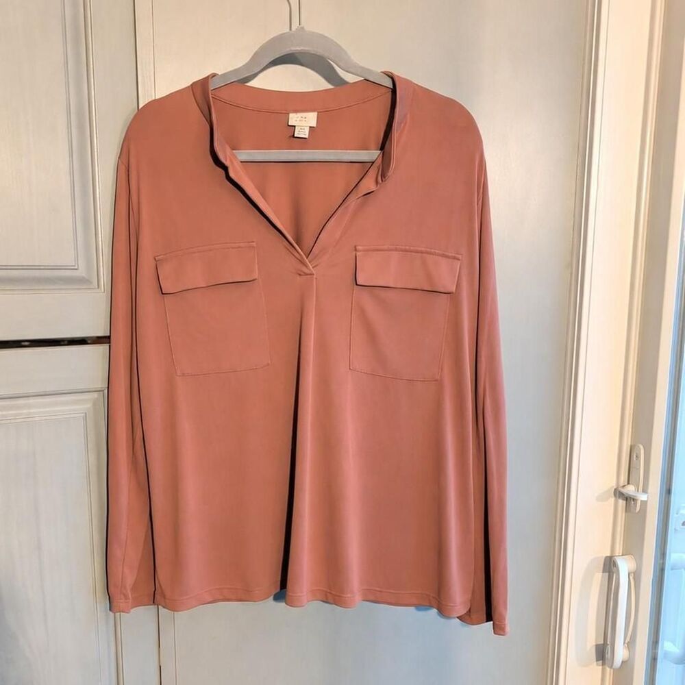 A-new-day Women's Brown Shirt